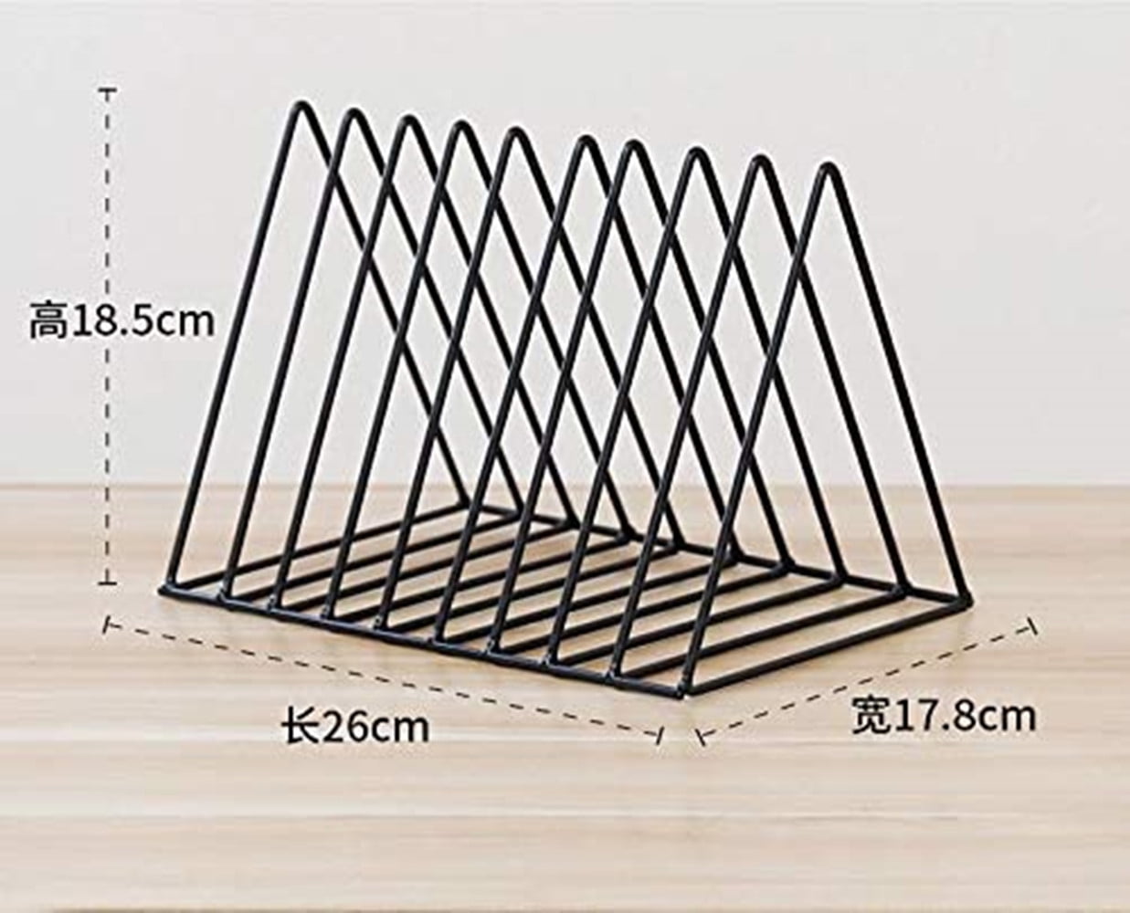 Magazine Rack Desk Organizer, File Holder for Desk | Modern Office Organizer, Triangle Book Holder, Desk Folder Organ... - Image 4