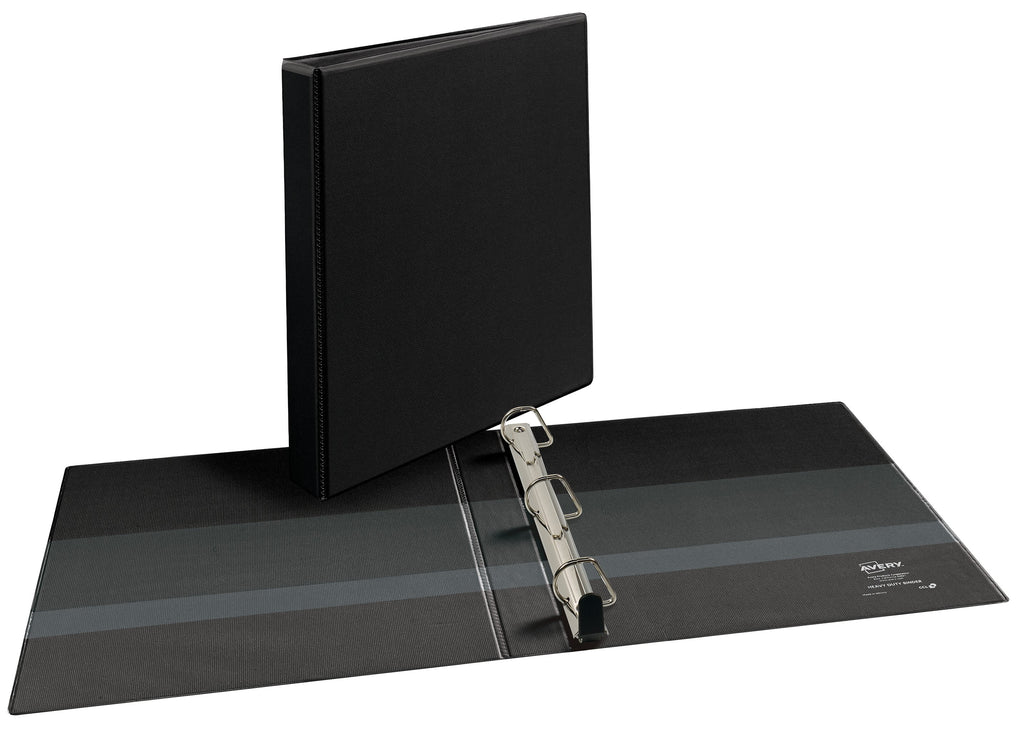 Avery Heavy Duty View Binder, 1", Black, Slant Ring, One-Touch, 250 Sheet Capacity, 1 Binder - Image 5