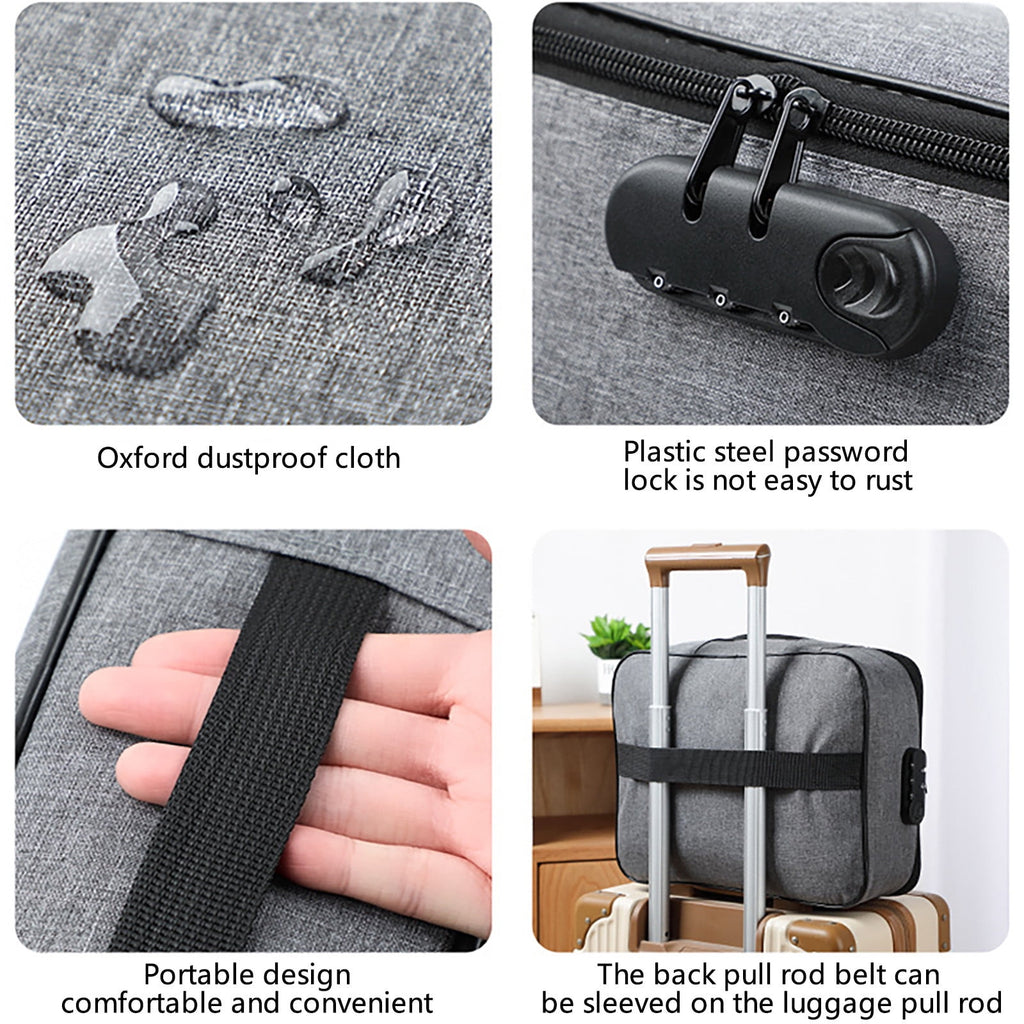 Lockable File Organizer Bag with Handle - Portable Safe Document Box for Office, Home, Travel & Certificate/Passport ... - Image 5