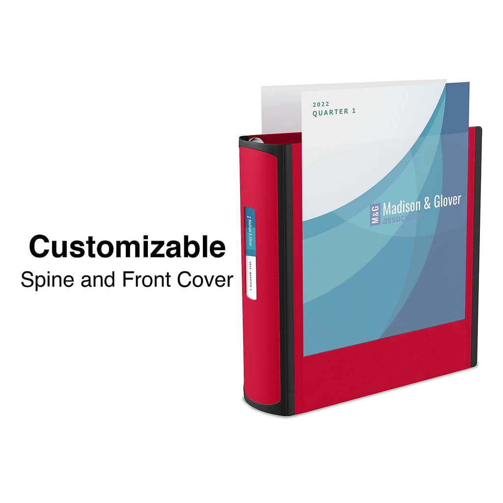 Better 4-inch 3 Ring View Binder Red 1618291 - Image 3