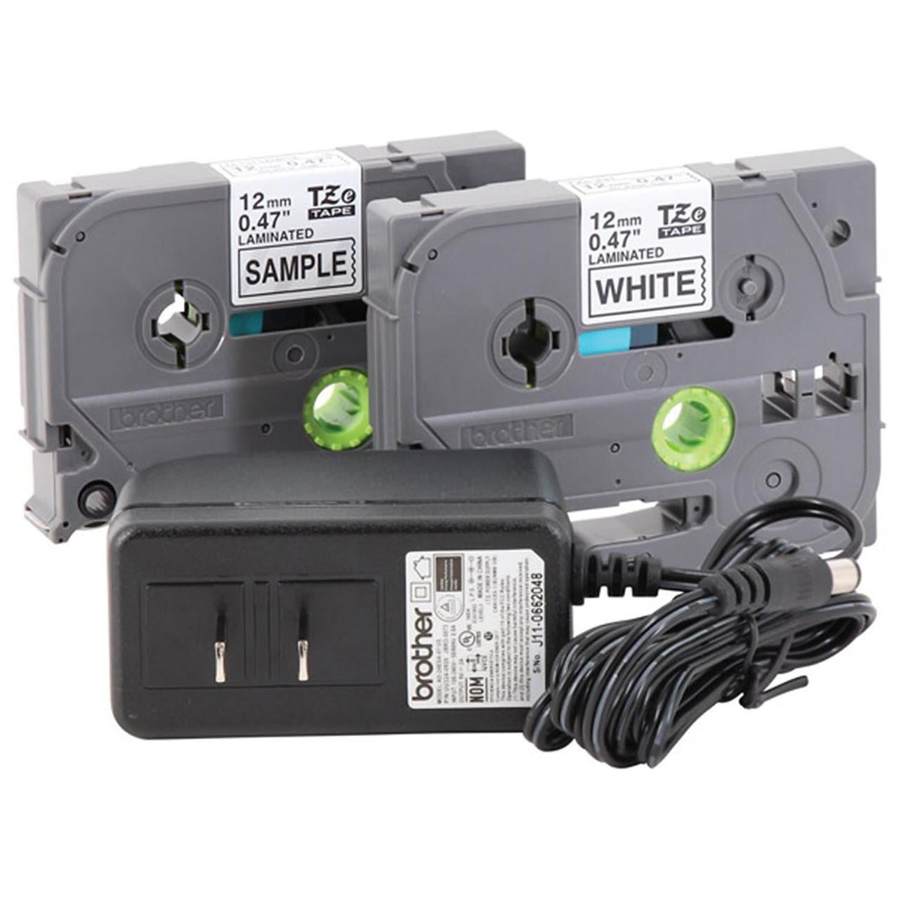 P-Touch PT-2040W Labeler Maker White Bonus 2 Label Tapes & AC Adapter Home Office School Machine 65604 - Image 3