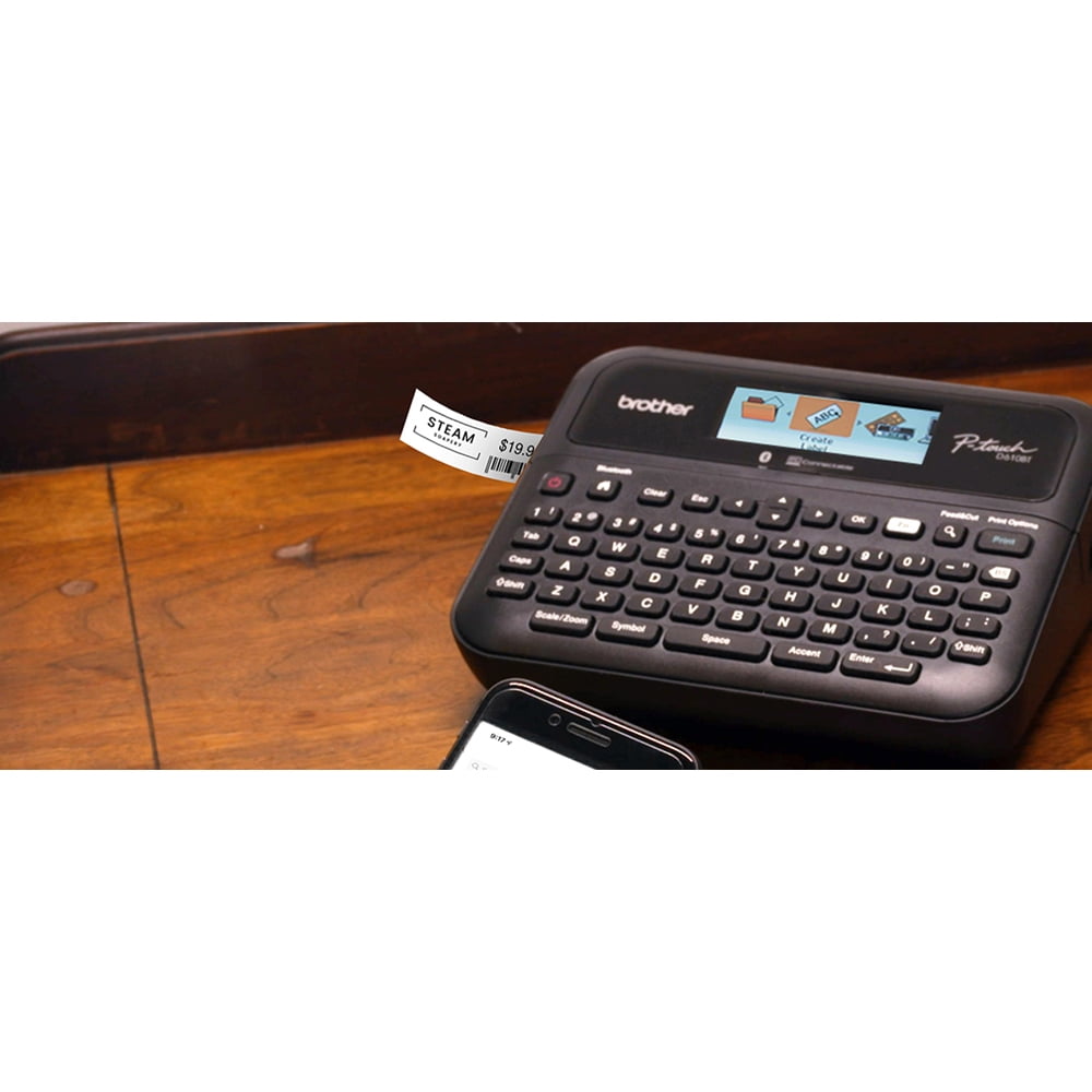 P-touch Business Professional Cected Label Maker PT-D610BT with Bluetooth Cectivity - Image 2