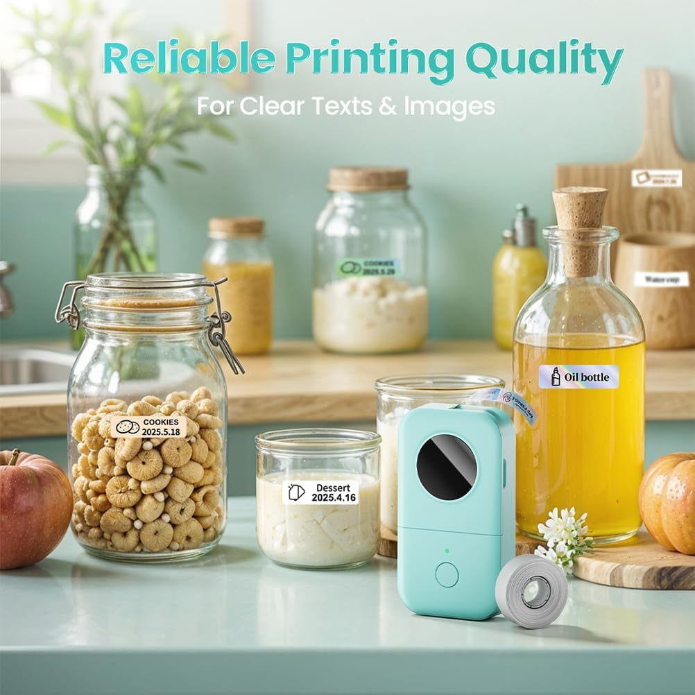 D30 Label Maker Machine, Portable Bluetooth Mini Label Printer, Smart Phone Handheld Thermal Sticker Small Labeler Mu... - Image 5