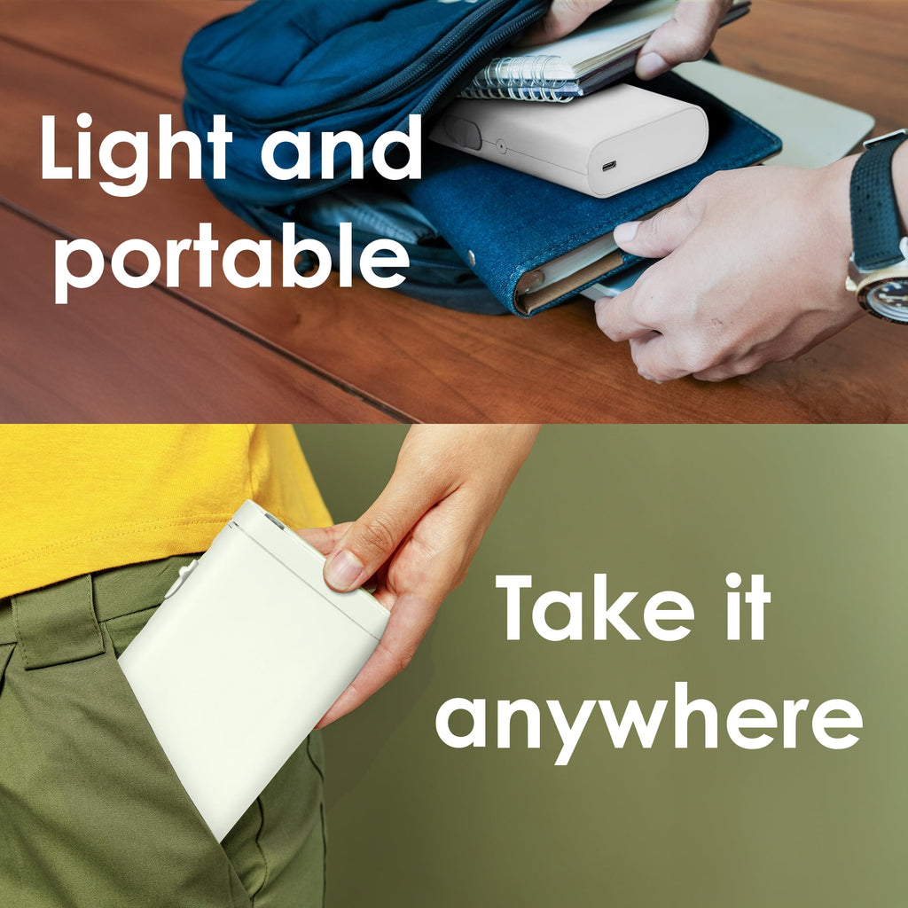 Core Innovations Wireless Bluetooth Portable Label Maker with Built-in Cutter and Starter Label Rolls - Image 6