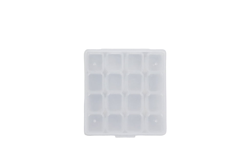 Everything Mary Craft Organizer with 16 Stackable Clear Jars – Bead & Craft Storage Container for DIY Projects - Image 5