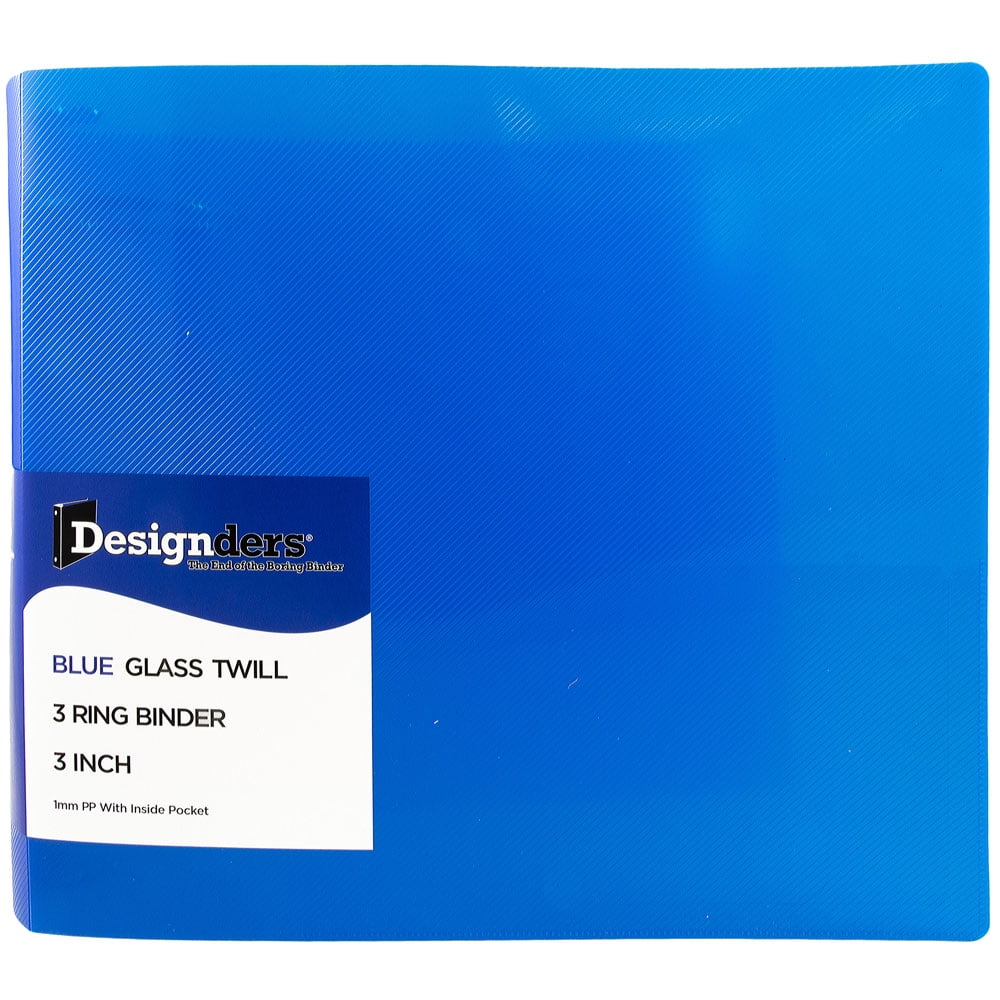 Plastic 3 in Binders, 3 Metal Rings, Sold Individually - Image 3