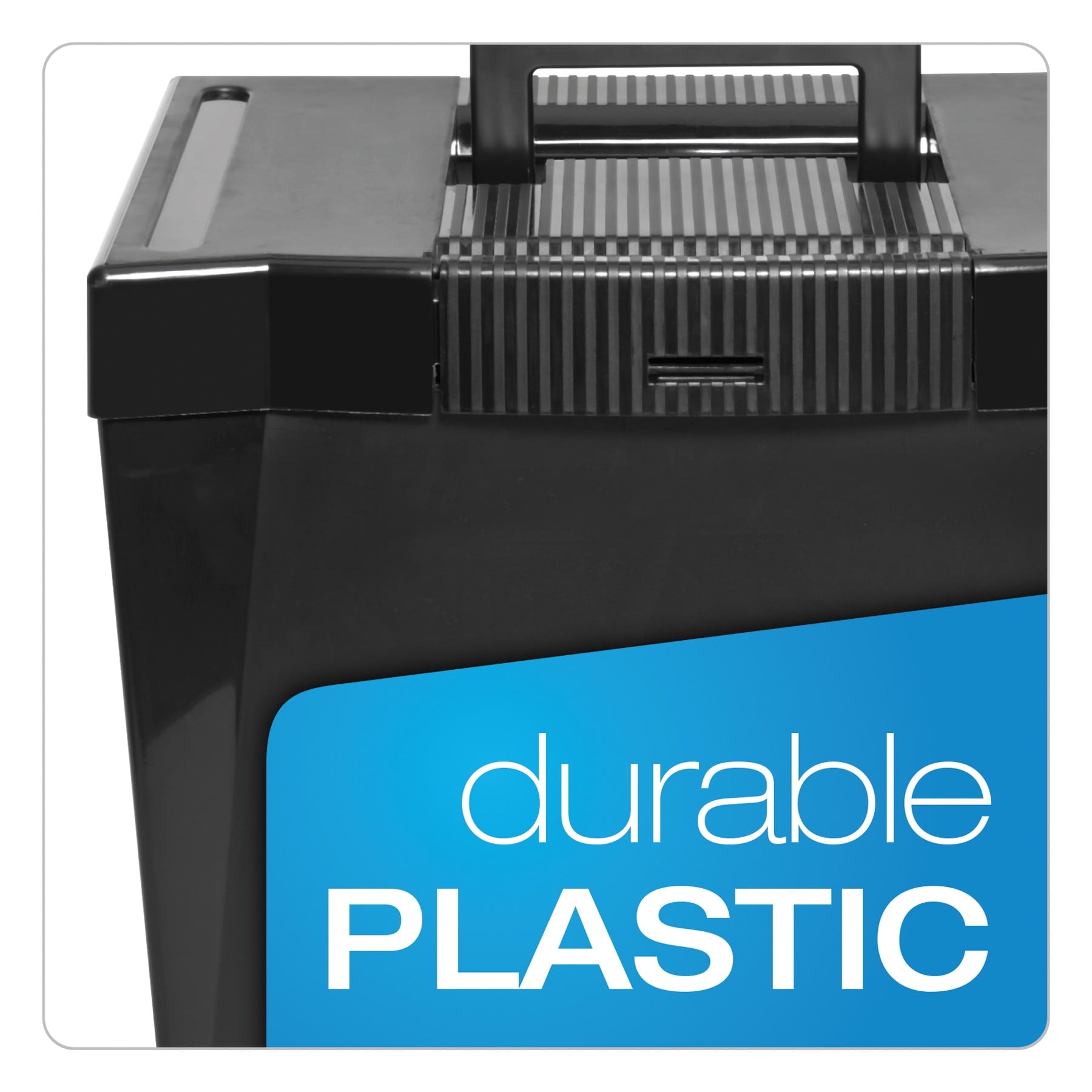 Pendaflex Economy File Box, Black, Letter Size, 1 Each - Image 4