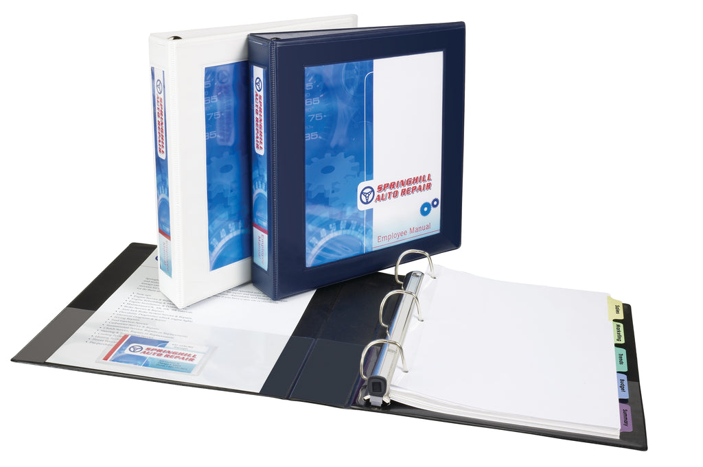 Framed View 3-Ring Binder, 1.5" EZD Rings, Black - Image 5
