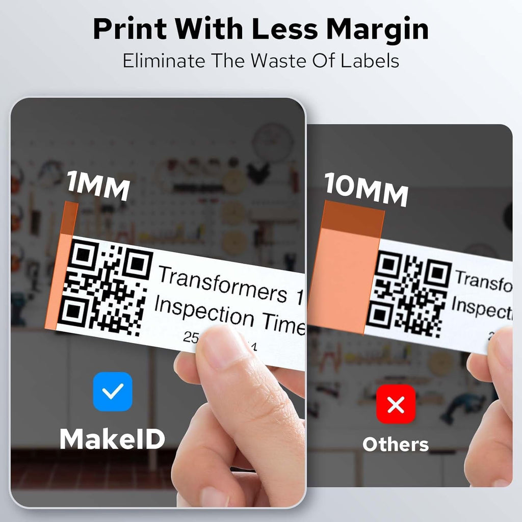 Industrial Thermal Transfer Label Printer, Portable Bluetooth Labeler with Wire and Cable Labeling Machine - Image 3