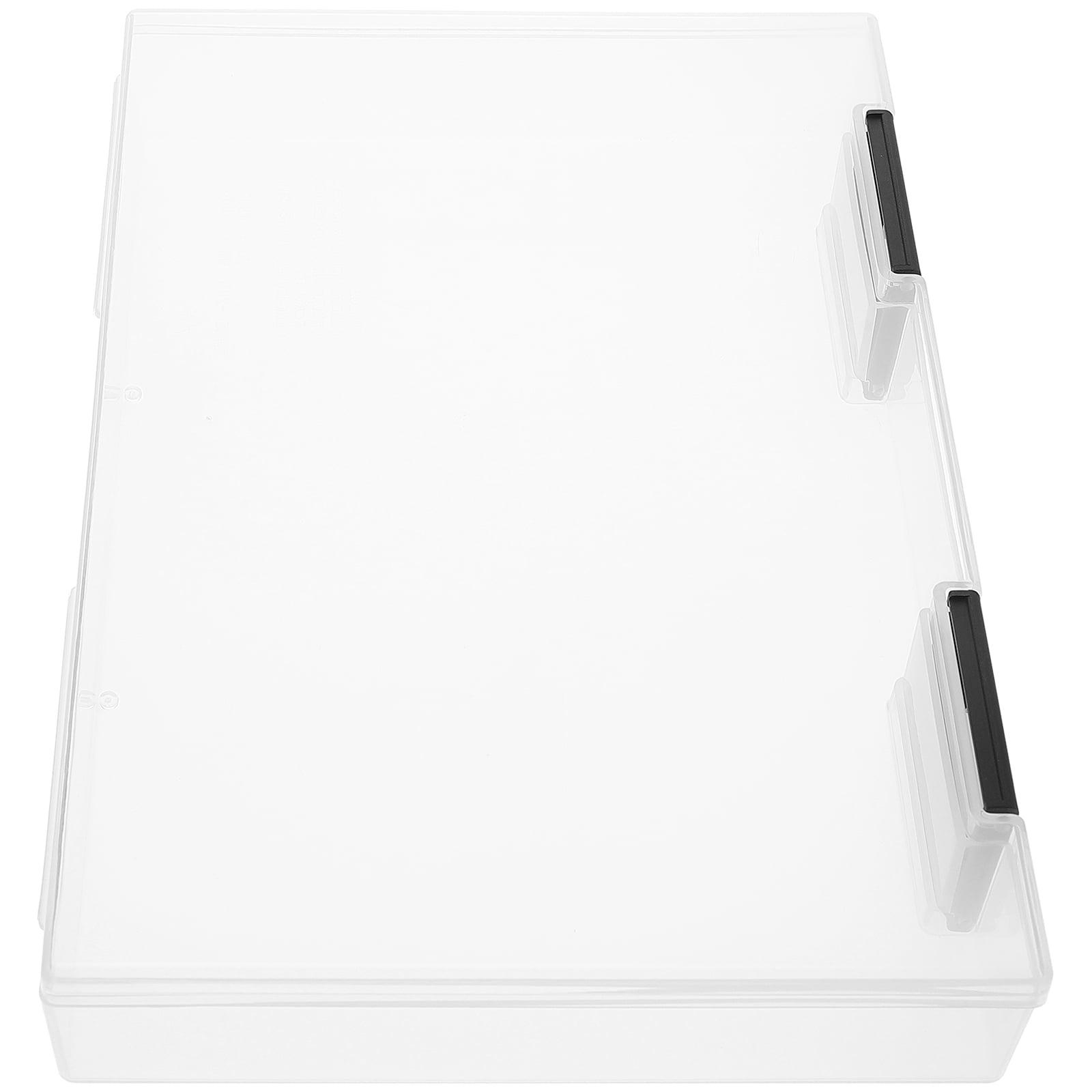 Omeite A5 thickened file storage box thickened office supplies documents bills dustproof storage (A5 thick black button) - Image 3