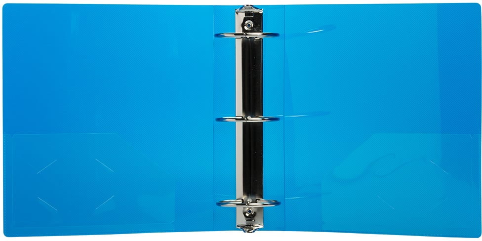 Plastic 3 in Binders, 3 Metal Rings, Sold Individually - Image 5
