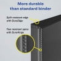 2" Heavy-Duty View Binder, One Touch Slant Rings, Black, 500 Sheets - Image 4