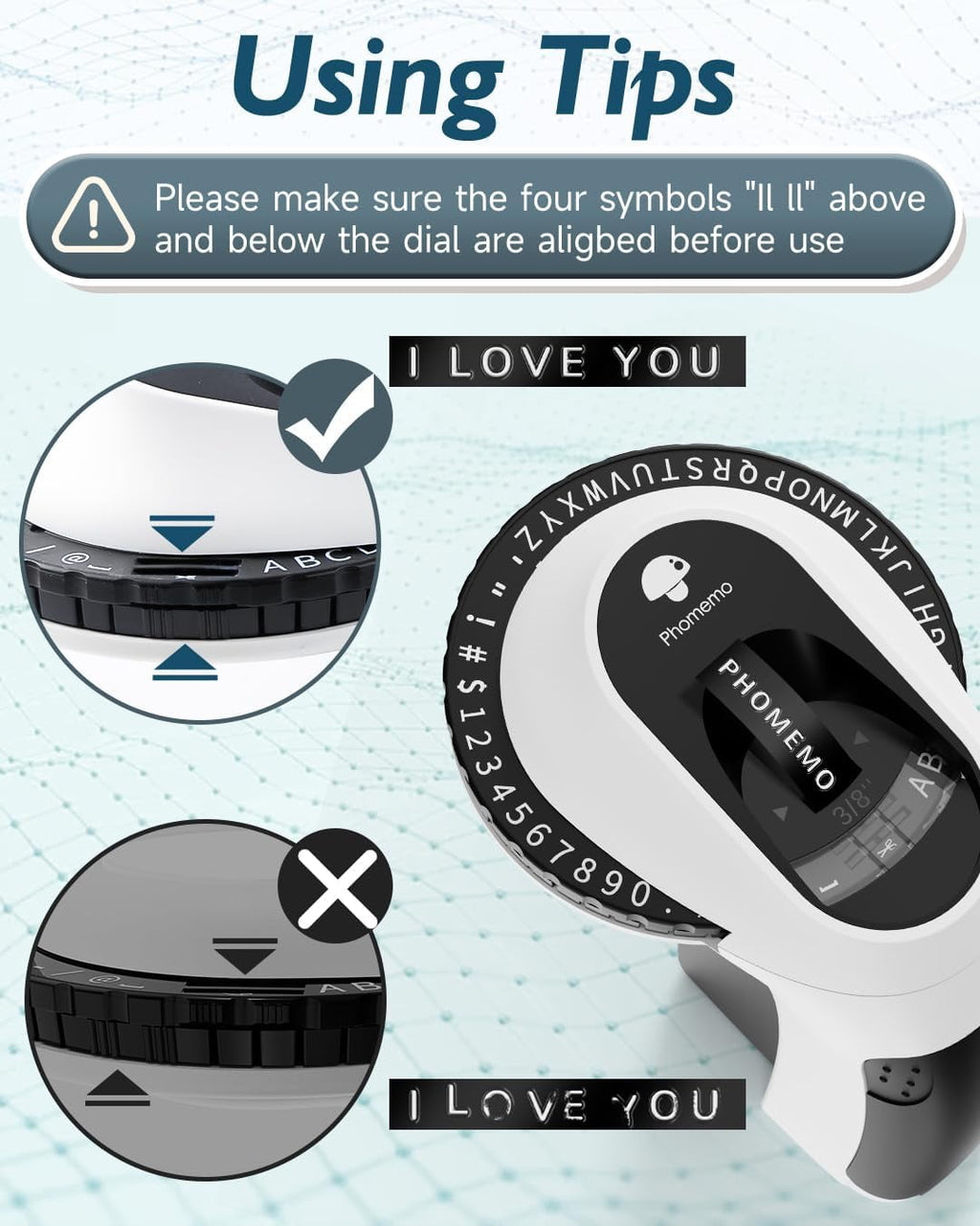 Manual Embossing Label Maker, Vintage Embosser Machine with 6 Rolls 9mm Waterproof Tapes, Old School 3D Label Maker f... - Image 4