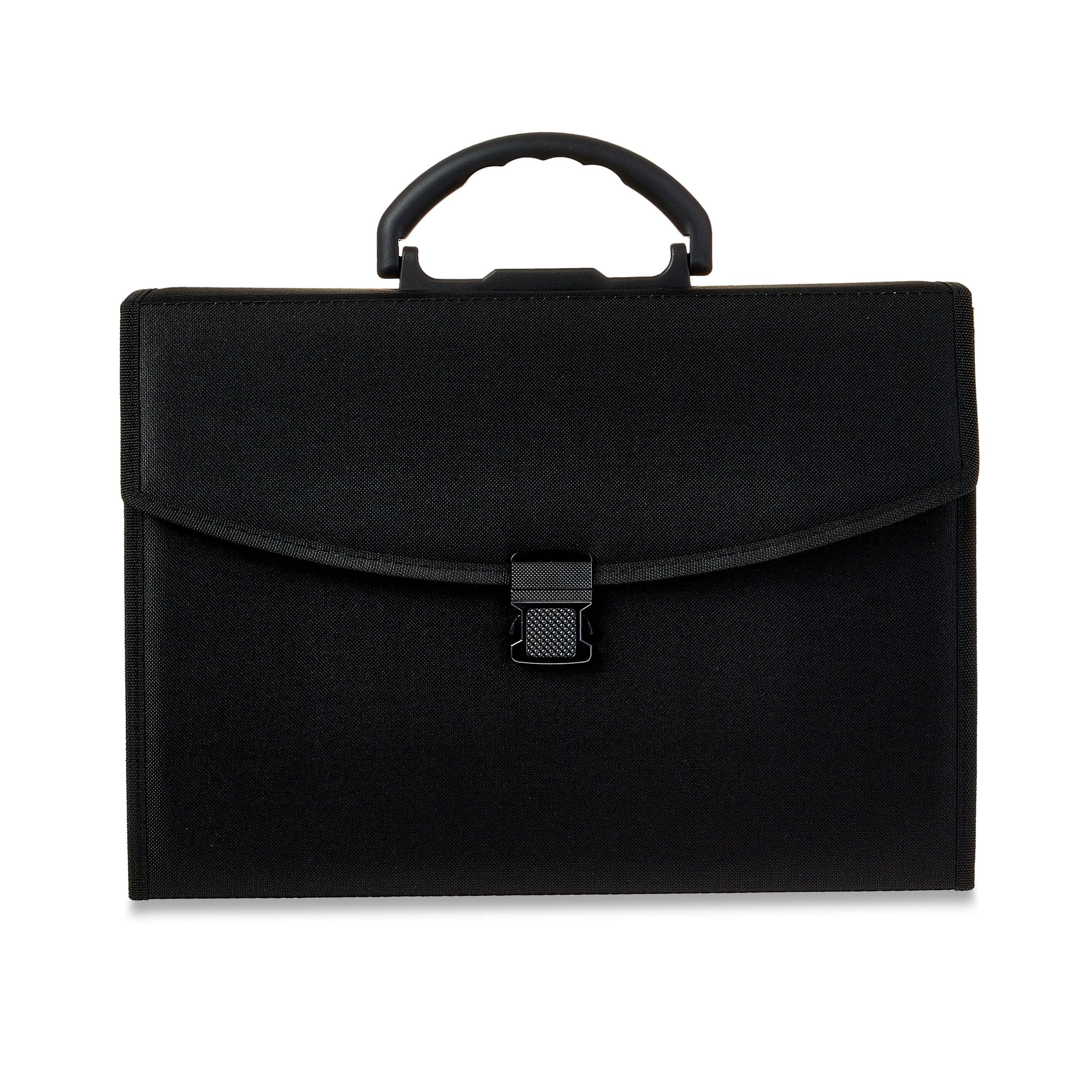 Pen+Gear Expanding File Organizer, Black Fabric, 26 Pockets and Top Handle - Image 2