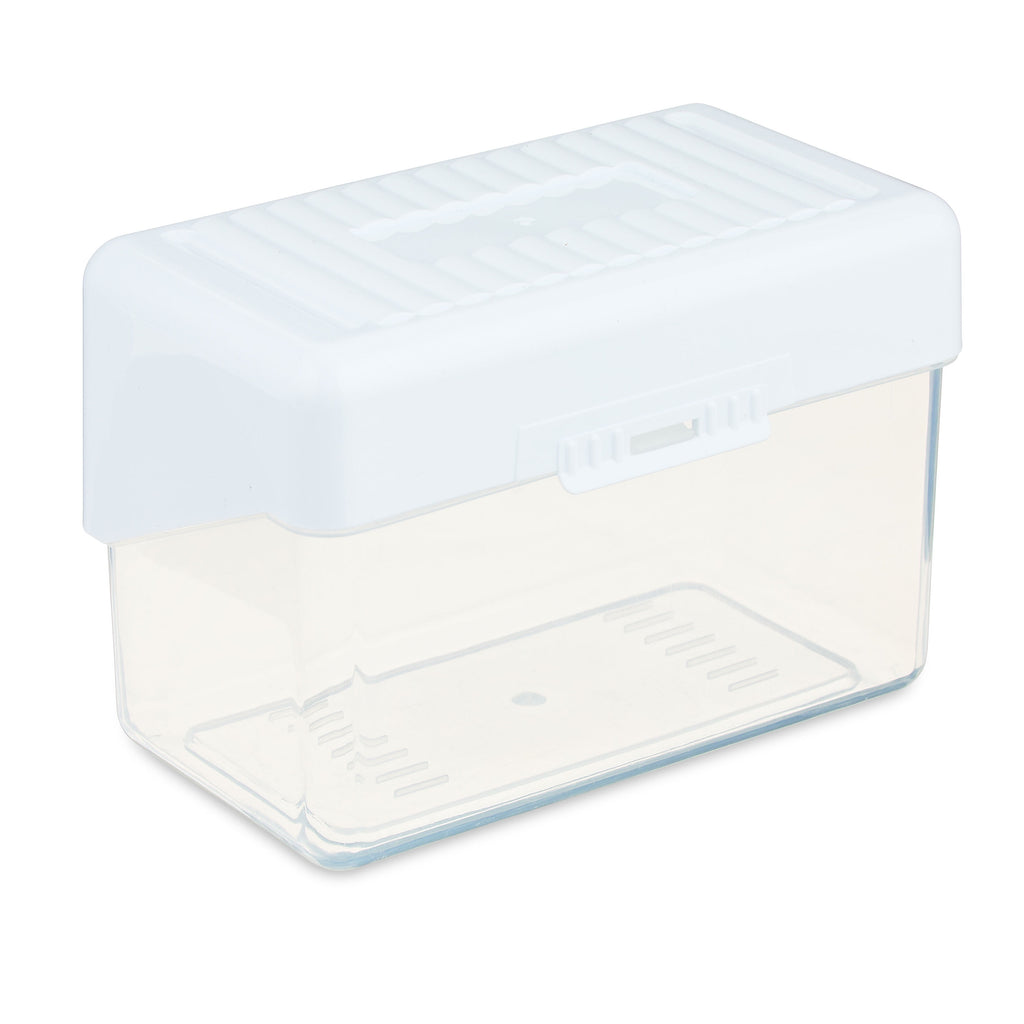 (3 pack) Pen+Gear Desktop Storage Box, 3" x 5", White, Plastic Storage Organizer For Home & Office White - Image 4