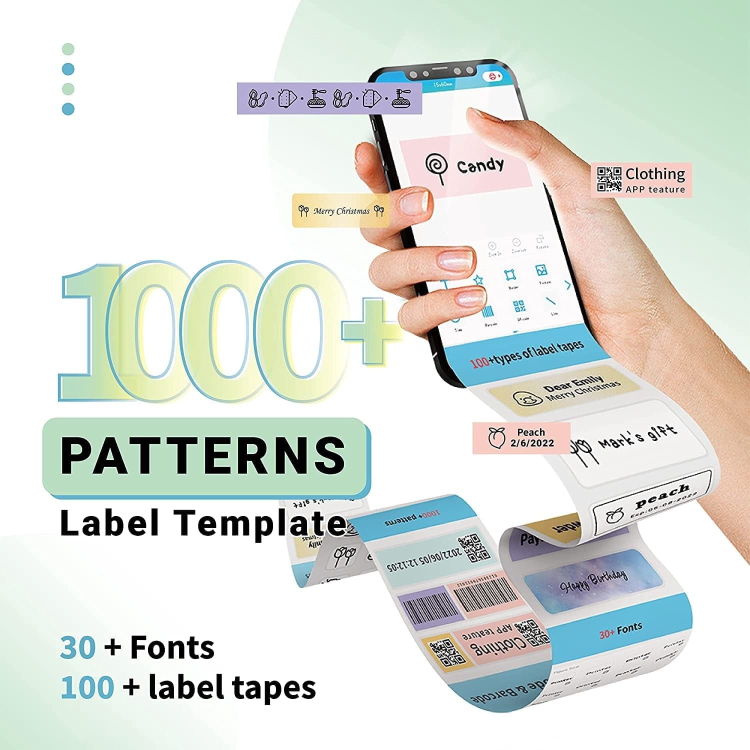 D35 Simplify Labeling with the Portable Bluetooth Mini Label Maker - Wireless Mini Labels Maker for Home and Office O... - Image 4