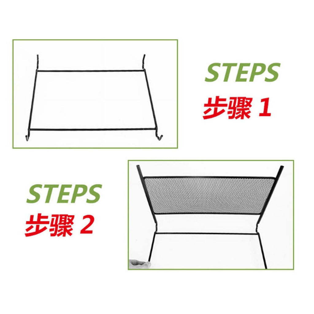 Metal File Organizer Box Hanging File Folder Box Desk Storage Holder Shelf Holder Storage for Office Home - Image 5