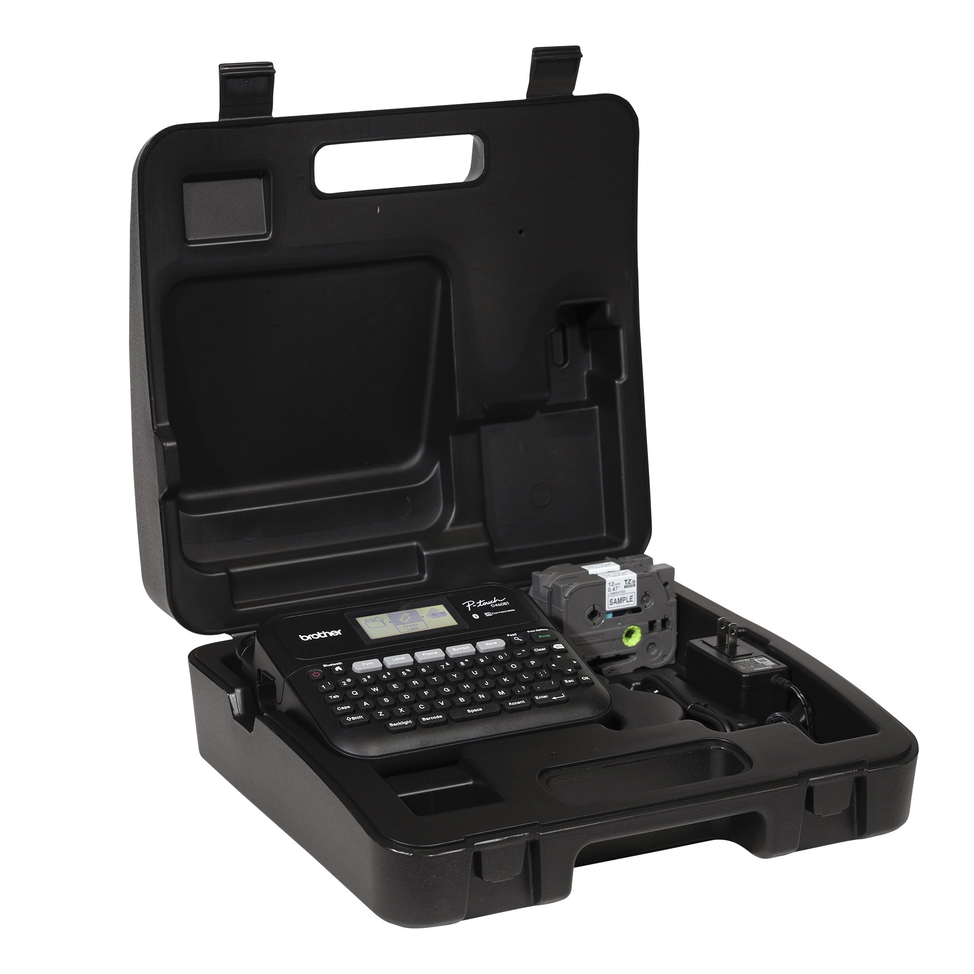 Business Expert Cected Label Maker with Bluetooth Cectivity, includes Carry case and 4m Black Print on Clear Sample L... - Image 3
