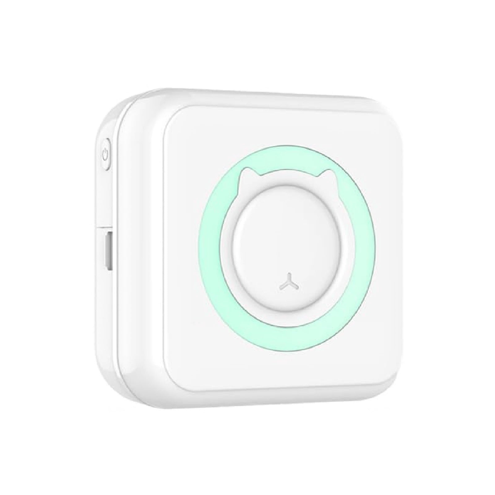 uvwlwu 2025 Portable Wireless Inkless Mini Thermal Label Maker Machine for Pocket Sticker Printing(White)